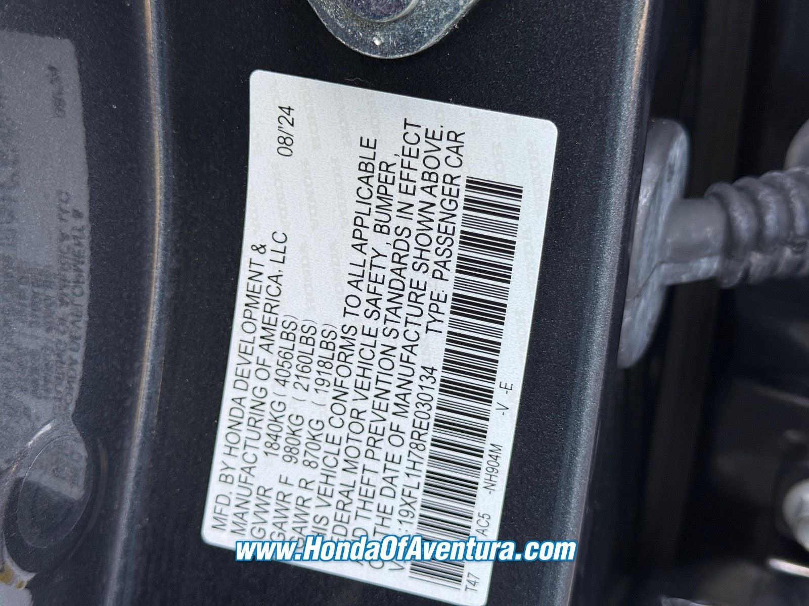 2024 Honda Civic EX-L CERTIFIED