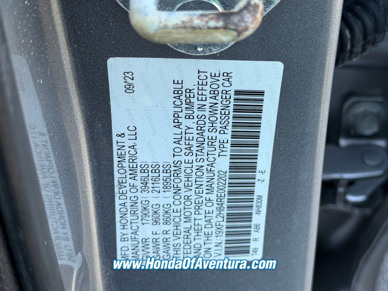 2024 Honda Civic Sport