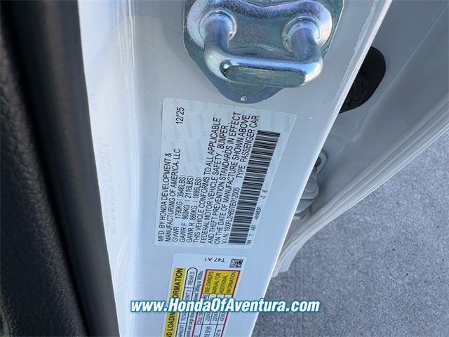 2026 Honda Civic Sport