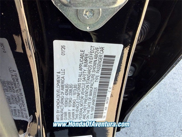 2026 Honda Civic Hybrid Sport Touring