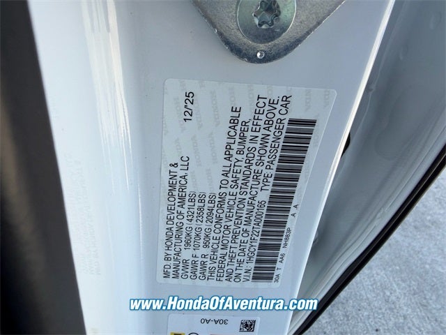 2026 Honda Accord LX