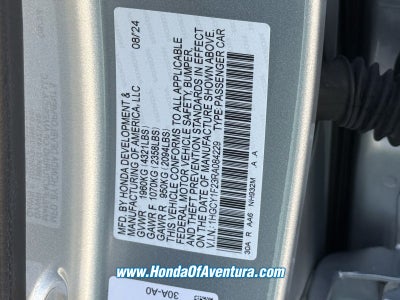 2024 Honda Accord LX