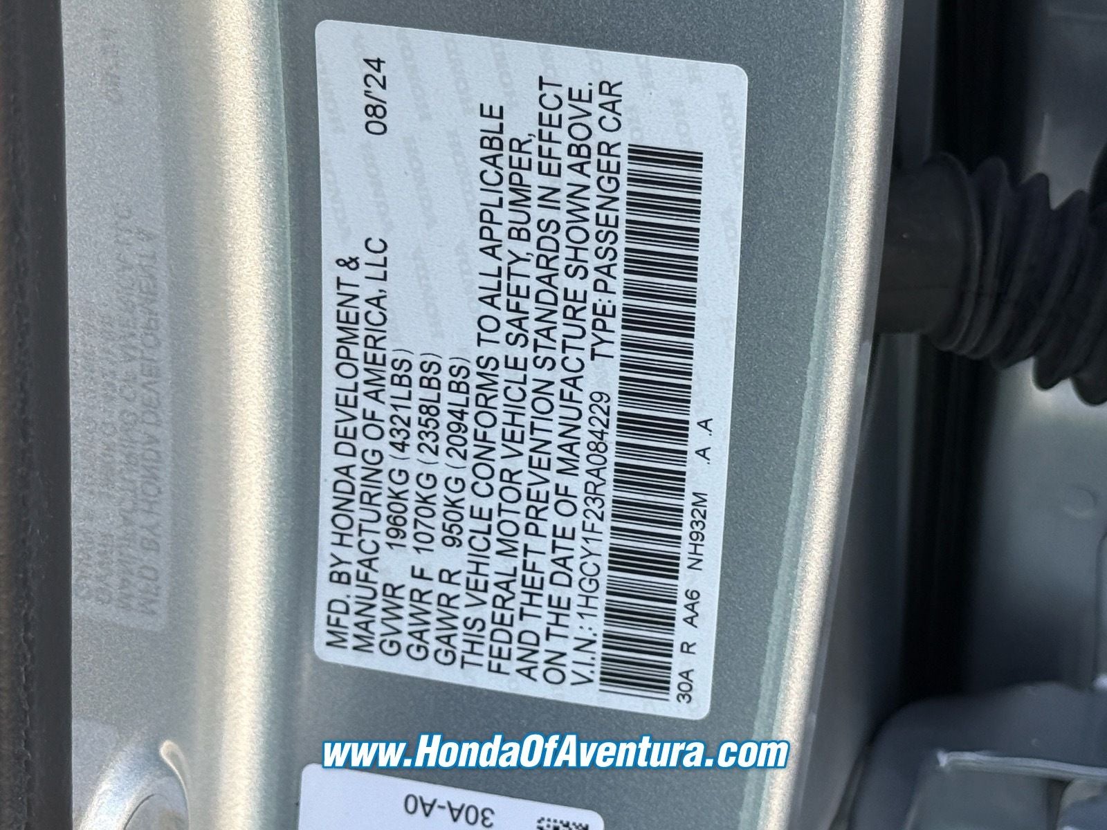 2024 Honda Accord LX