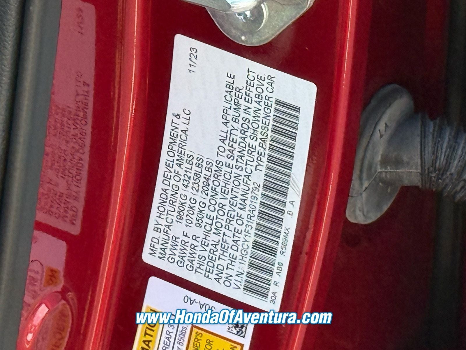 2024 Honda Accord EX - Photo 20