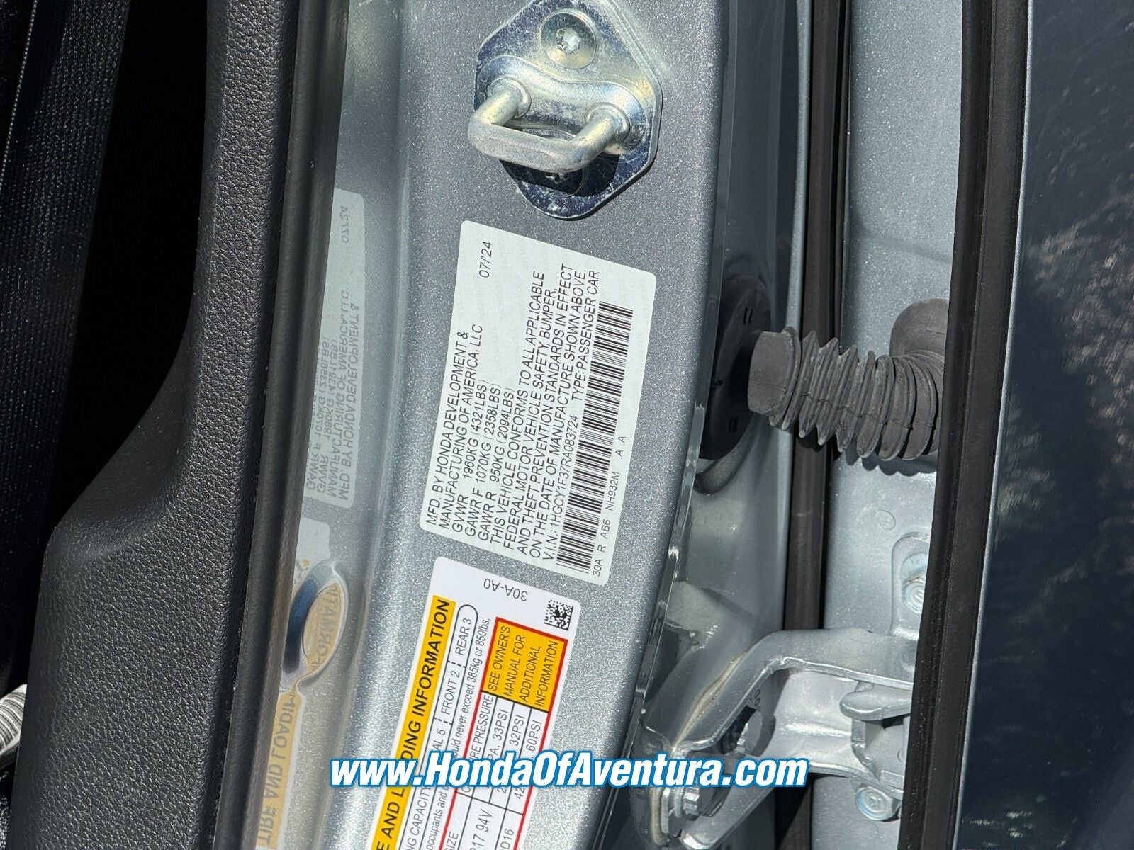 2024 Honda Accord EX - Photo 25
