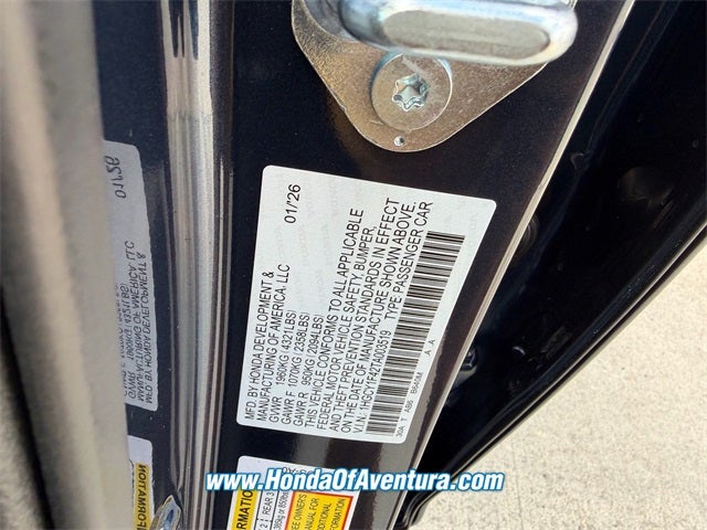 2026 Honda Accord SE