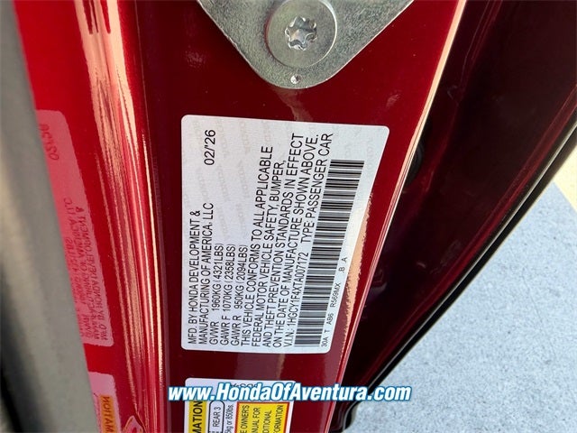 2026 Honda Accord SE