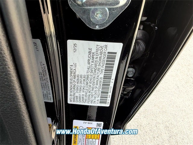 2025 Honda Accord Hybrid Sport