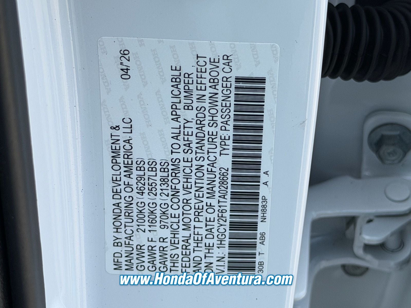 2026 Honda Accord Hybrid EX-L
