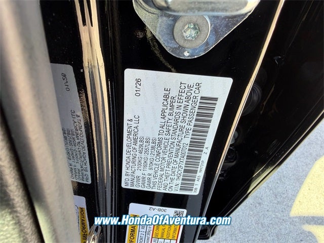 2026 Honda Accord Hybrid Sport-L