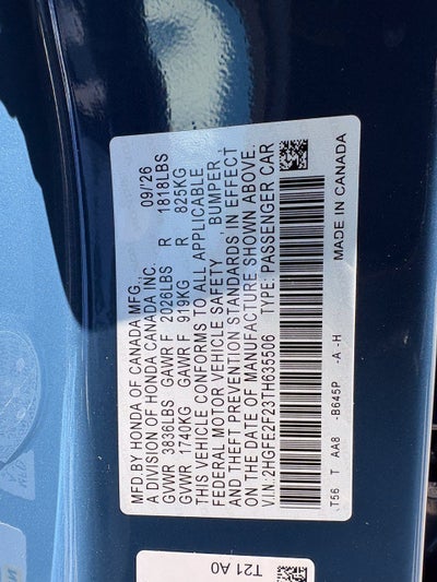 2026 Honda Civic LX