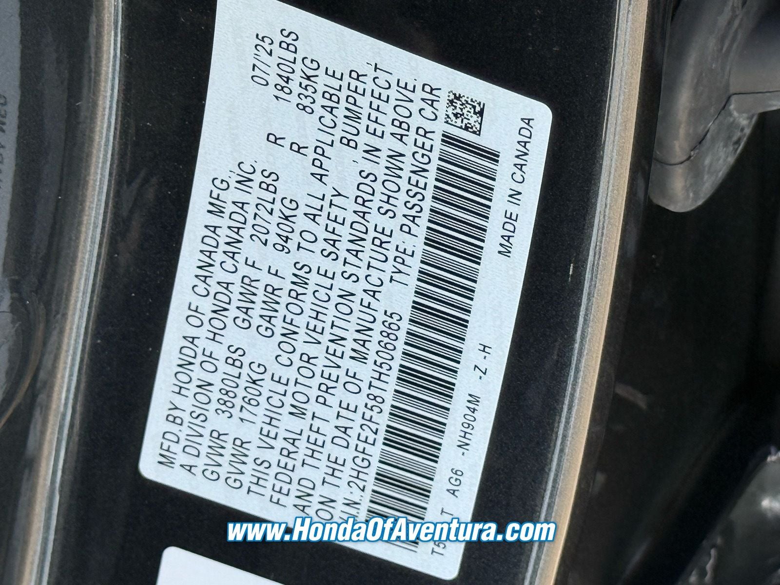 2026 Honda Civic Sport W/ LEATHER