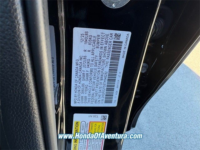 2026 Honda Civic Sport