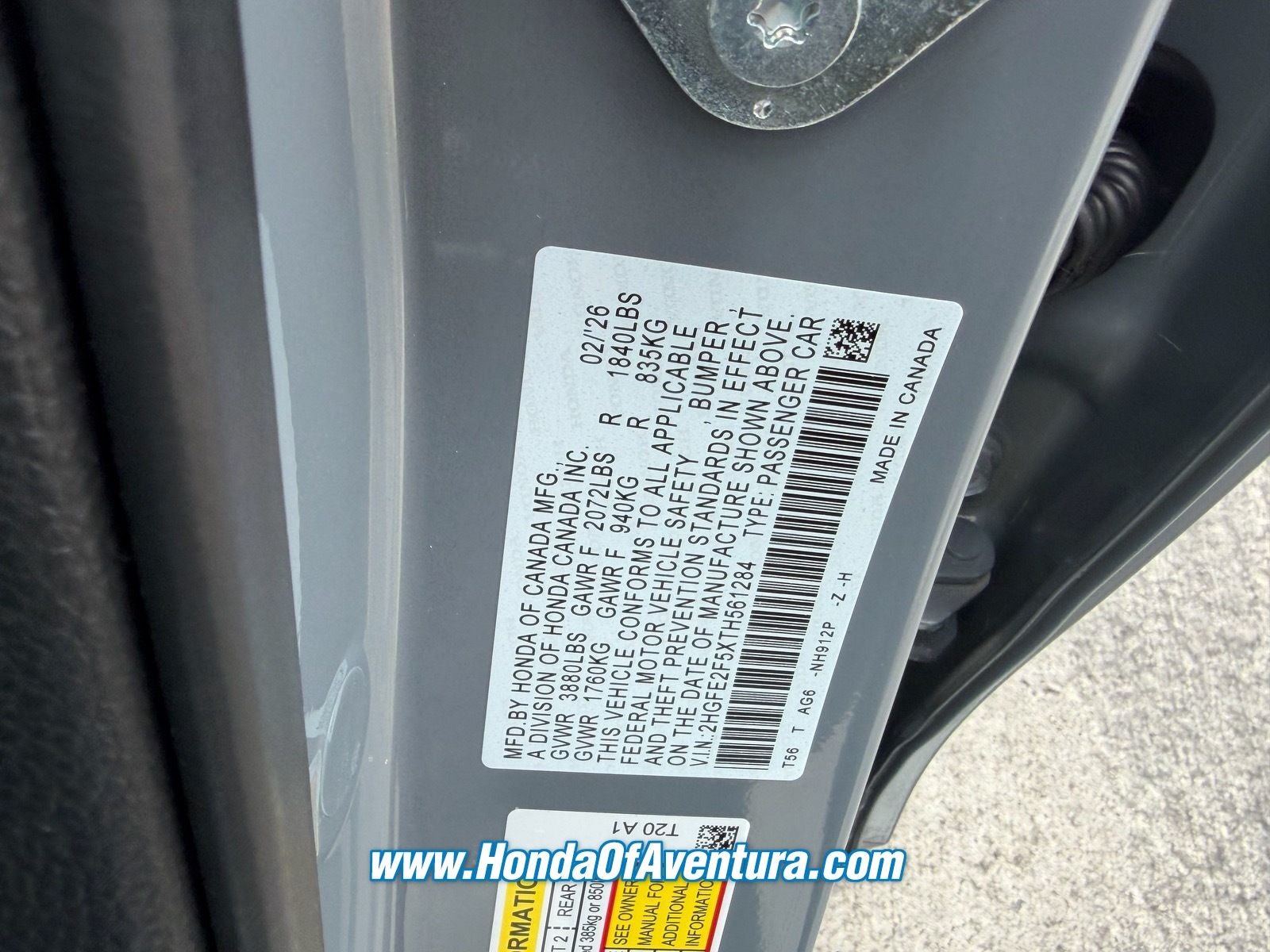 2026 Honda Civic Sport