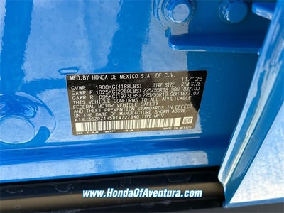 2026 Honda HR-V Sport