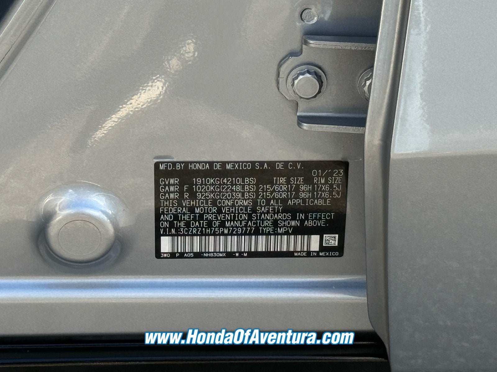 2023 Honda HR-V EX-L