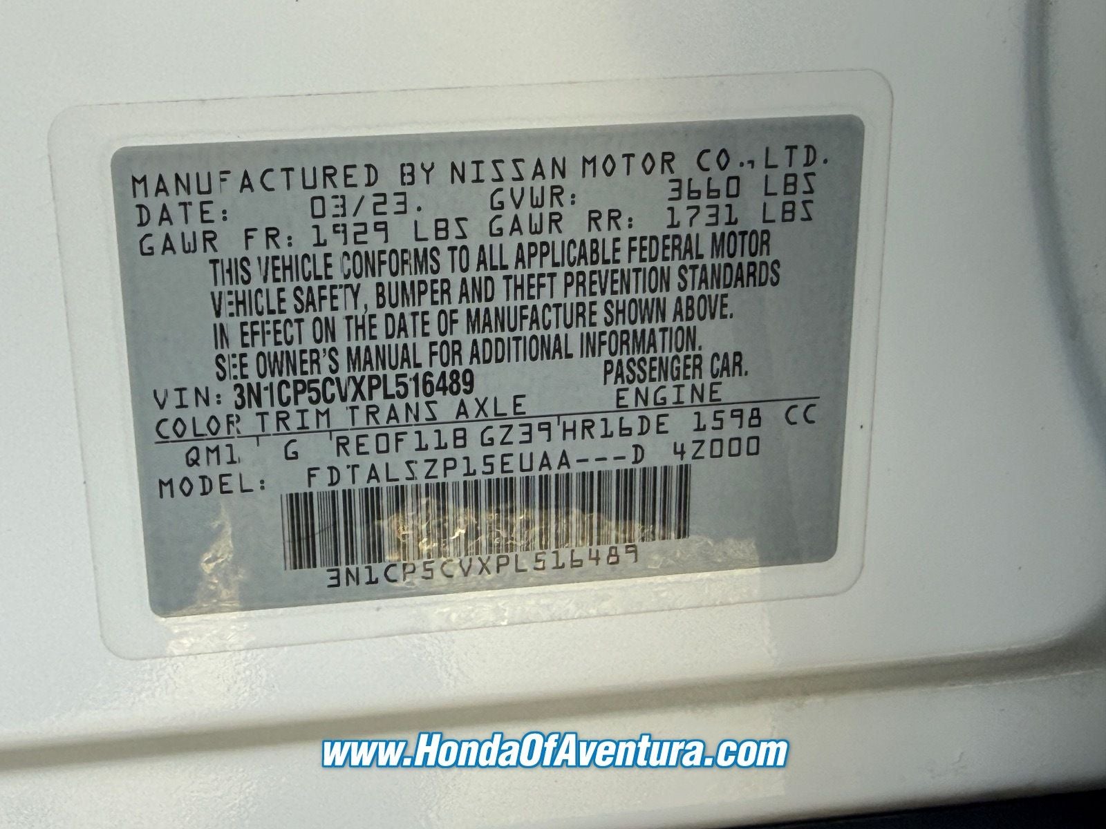 2023 Nissan Kicks SV