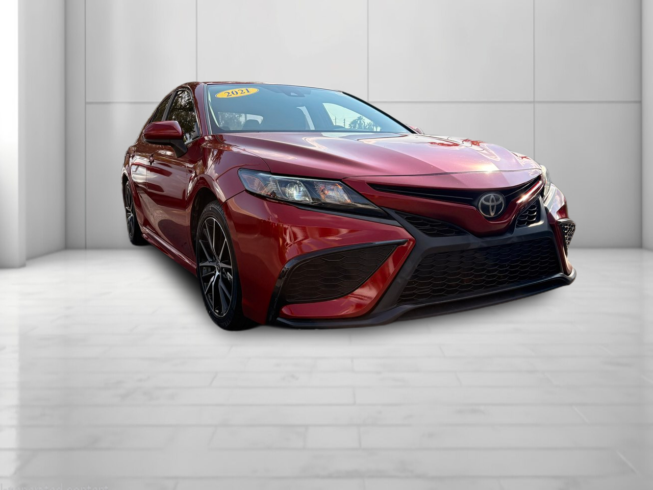 Used 2021 Toyota Camry SE with VIN 4T1G11AKXMU461086 for sale in North Miami Beach, FL
