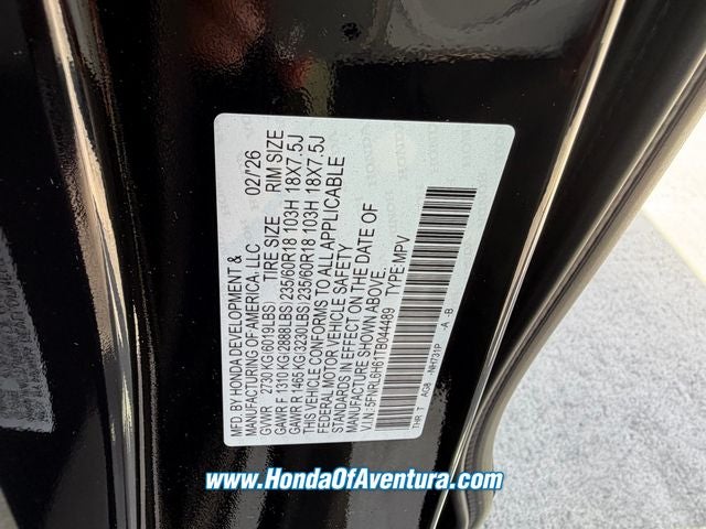 2026 Honda Odyssey EX-L