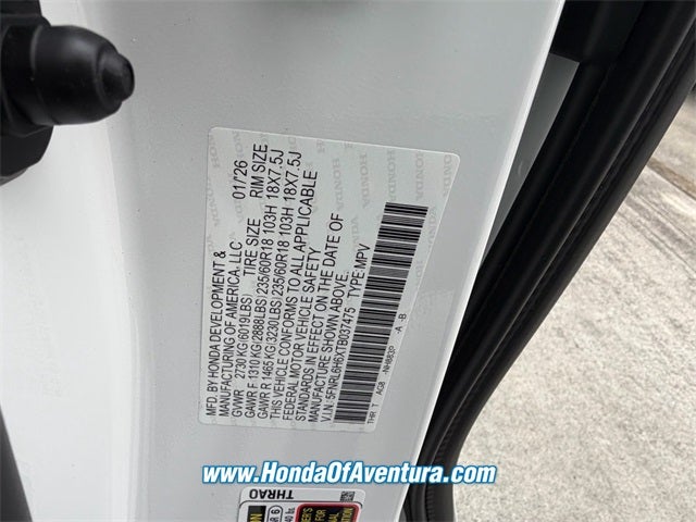 2026 Honda Odyssey EX-L