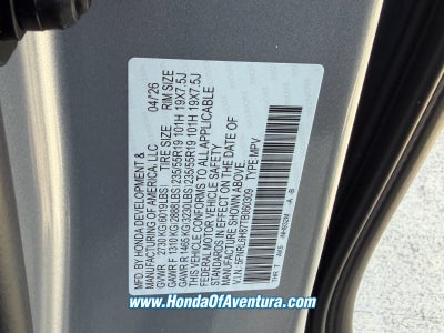 2026 Honda Odyssey Touring