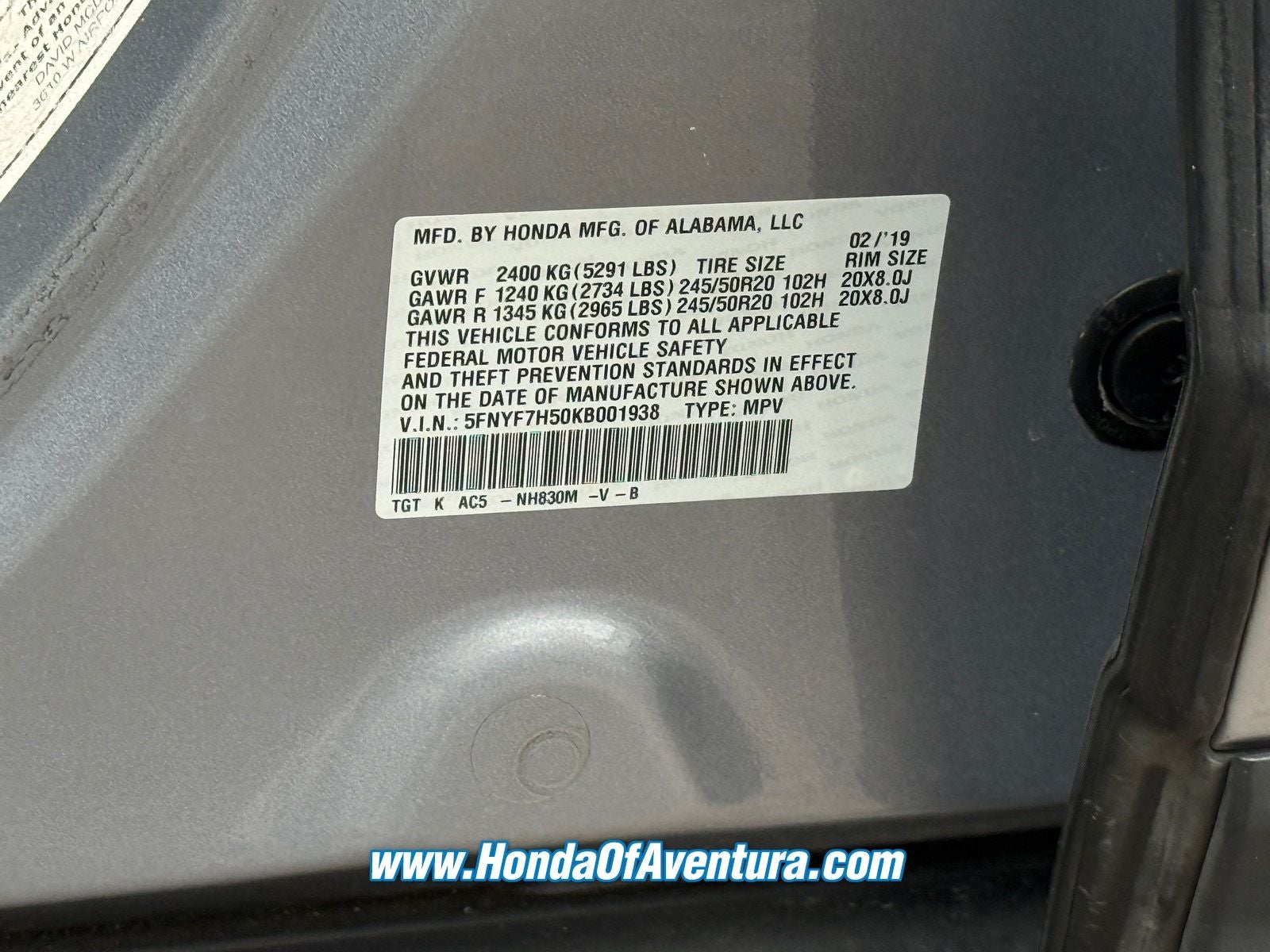 2019 Honda Passport EX-L - Photo 18