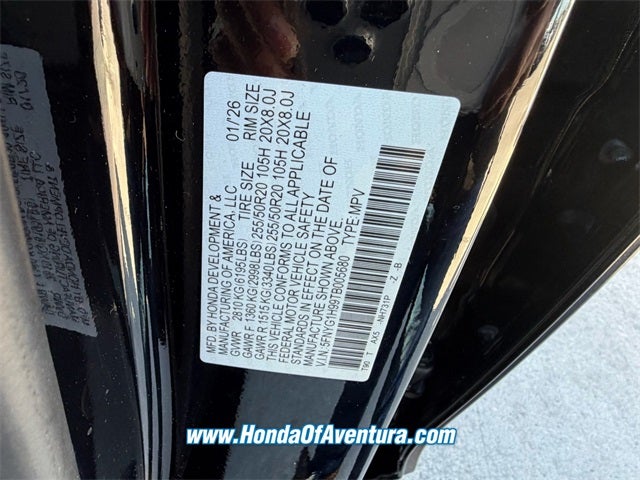 2026 Honda Pilot Black Edition