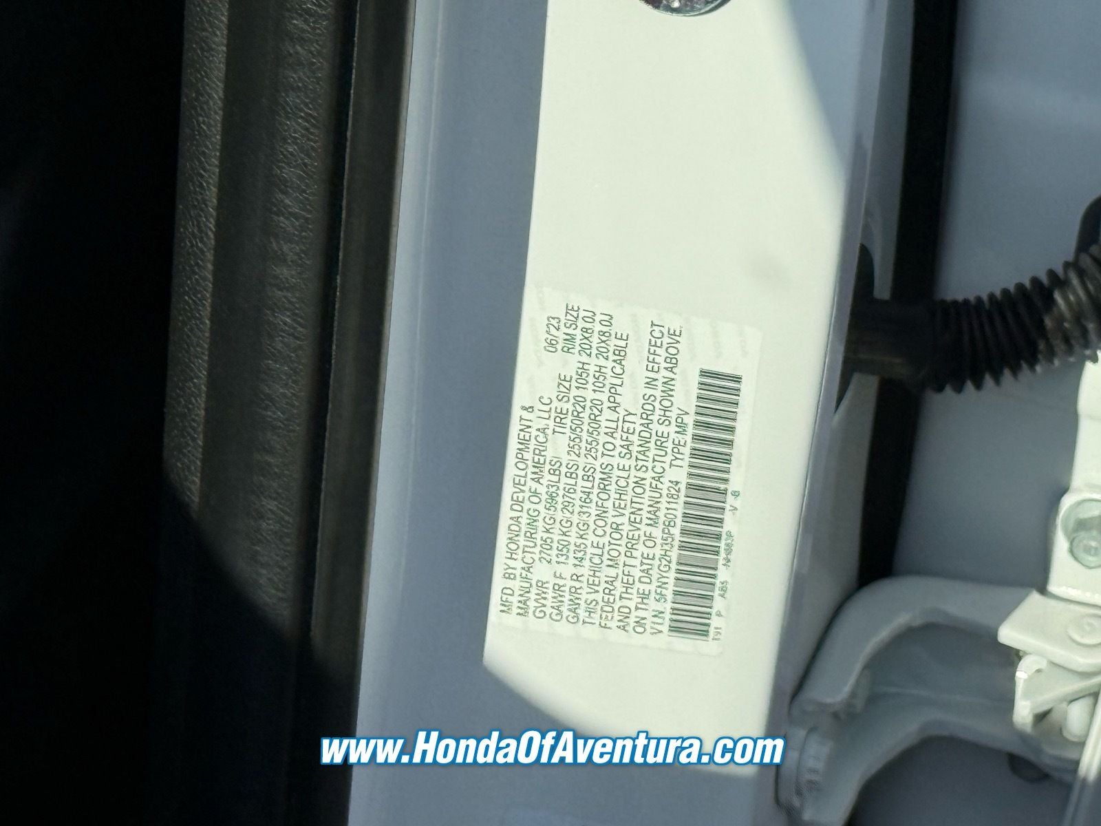 2023 Honda Pilot Sport