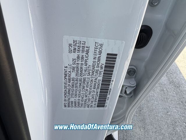 2026 Honda Pilot EX-L