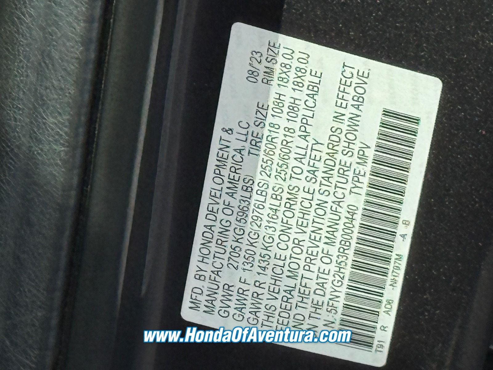 2024 Honda Pilot EX-L 7 Passenger