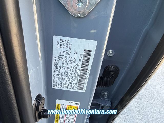 2026 Honda Ridgeline TrailSport