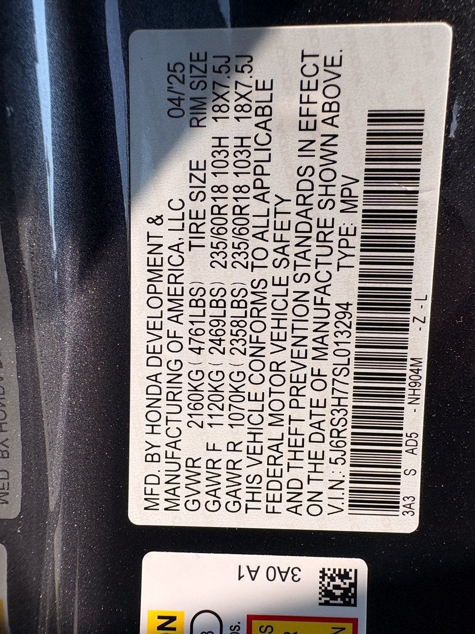 2025 Honda CR-V EX-L
