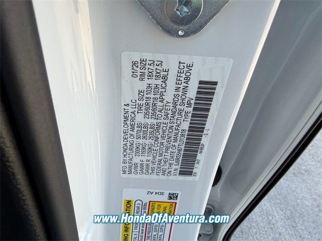 2026 Honda CR-V Hybrid Sport-L