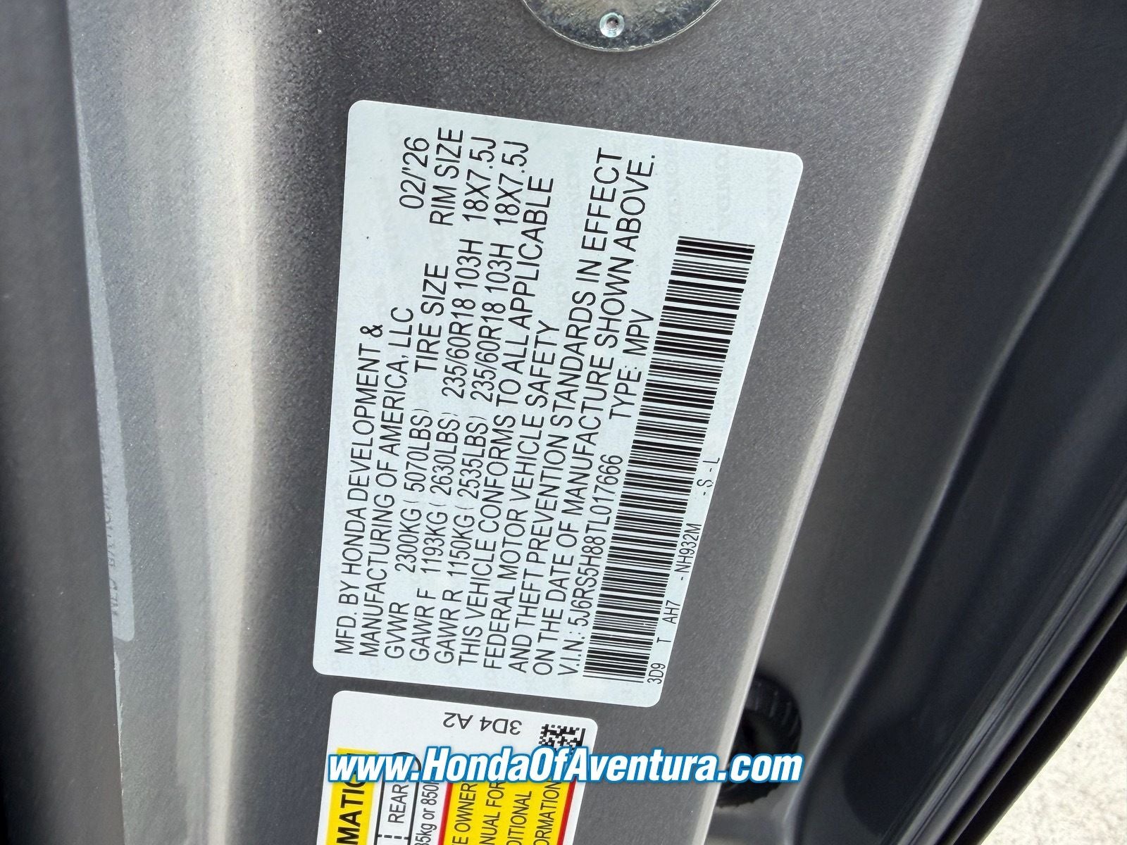 2026 Honda CR-V Hybrid Sport-L