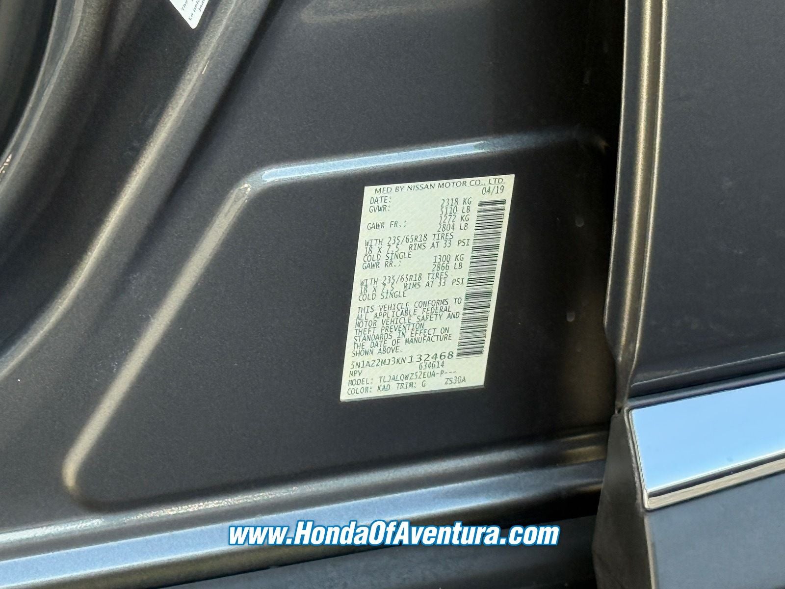 2019 Nissan Murano SV