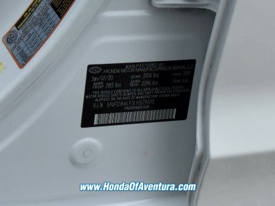 2020 Hyundai Elantra SEL