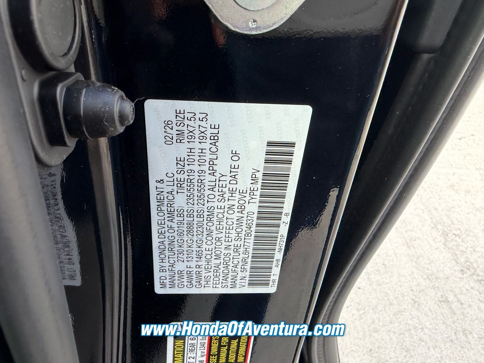 2026 Honda Odyssey Sport-L