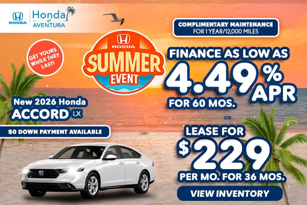 New 2026 Honda Accord