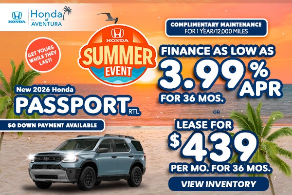 New 2026 Honda Passport