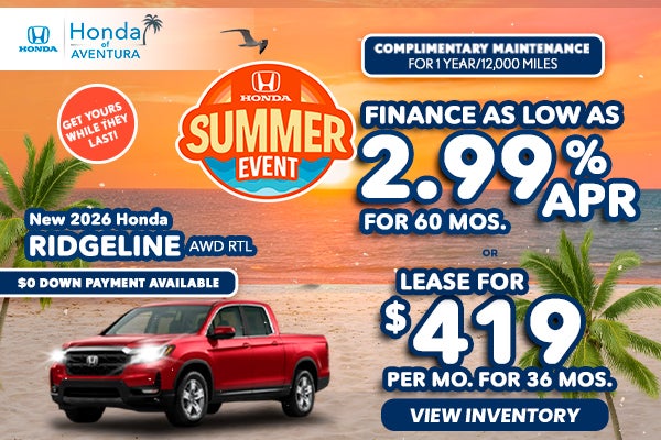 New 2026 Honda Ridgeline