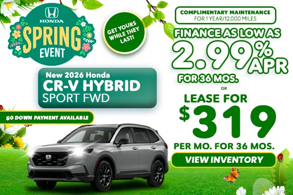 New 2026 Honda CR-V Hybrid