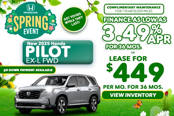 New 2025 Honda Pilot