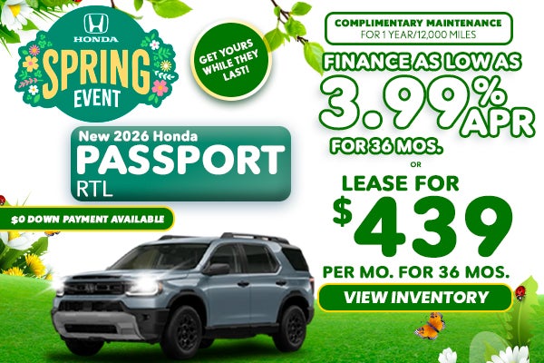 New 2026 Honda Passport