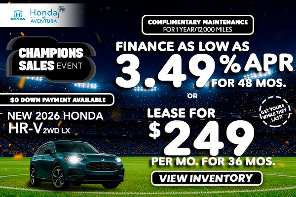 New 2026 Honda HR-V