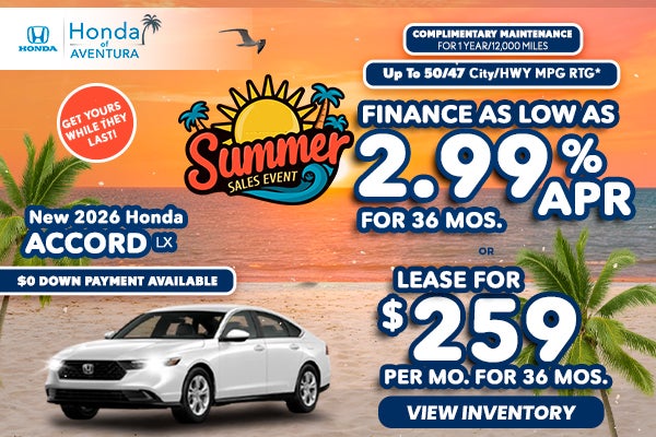 New 2026 Honda Accord