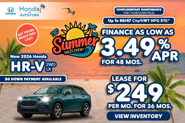 New 2026 Honda HR-V