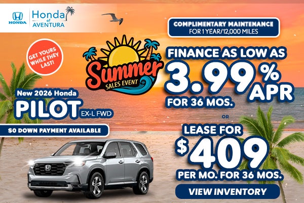 New 2026 Honda Pilot
