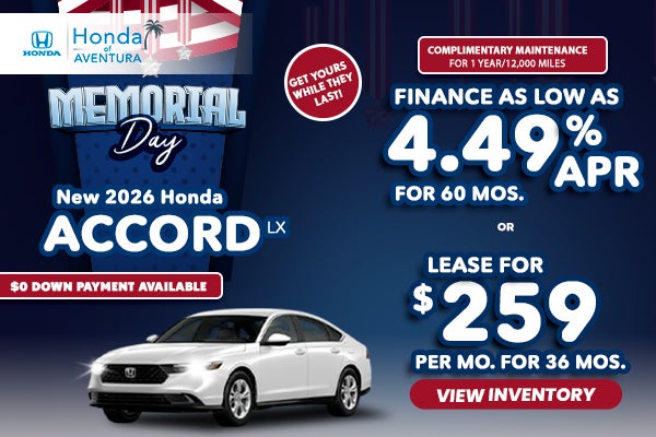 New 2026 Honda Accord