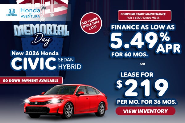 New 2026 Honda Civic