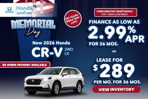 New 2026 Honda CR-V